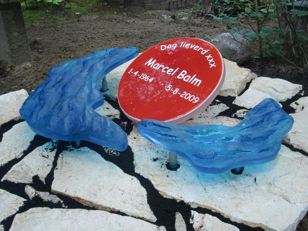 Grafmonument glas Flagstones