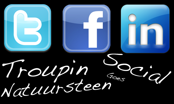 Troupin natuursteen op social media.